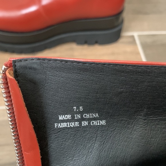 New Jeffrey Campbell Dozed Platform Chunky Boots Size 7.5 - Picture 9 of 10